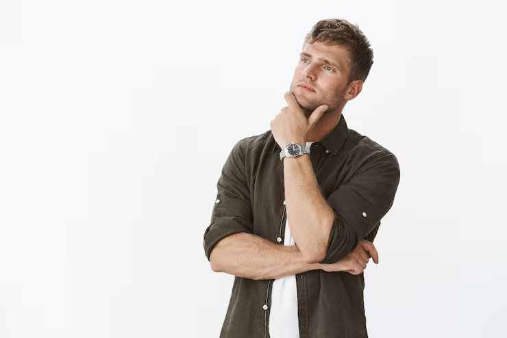 Задумчивый мужчина