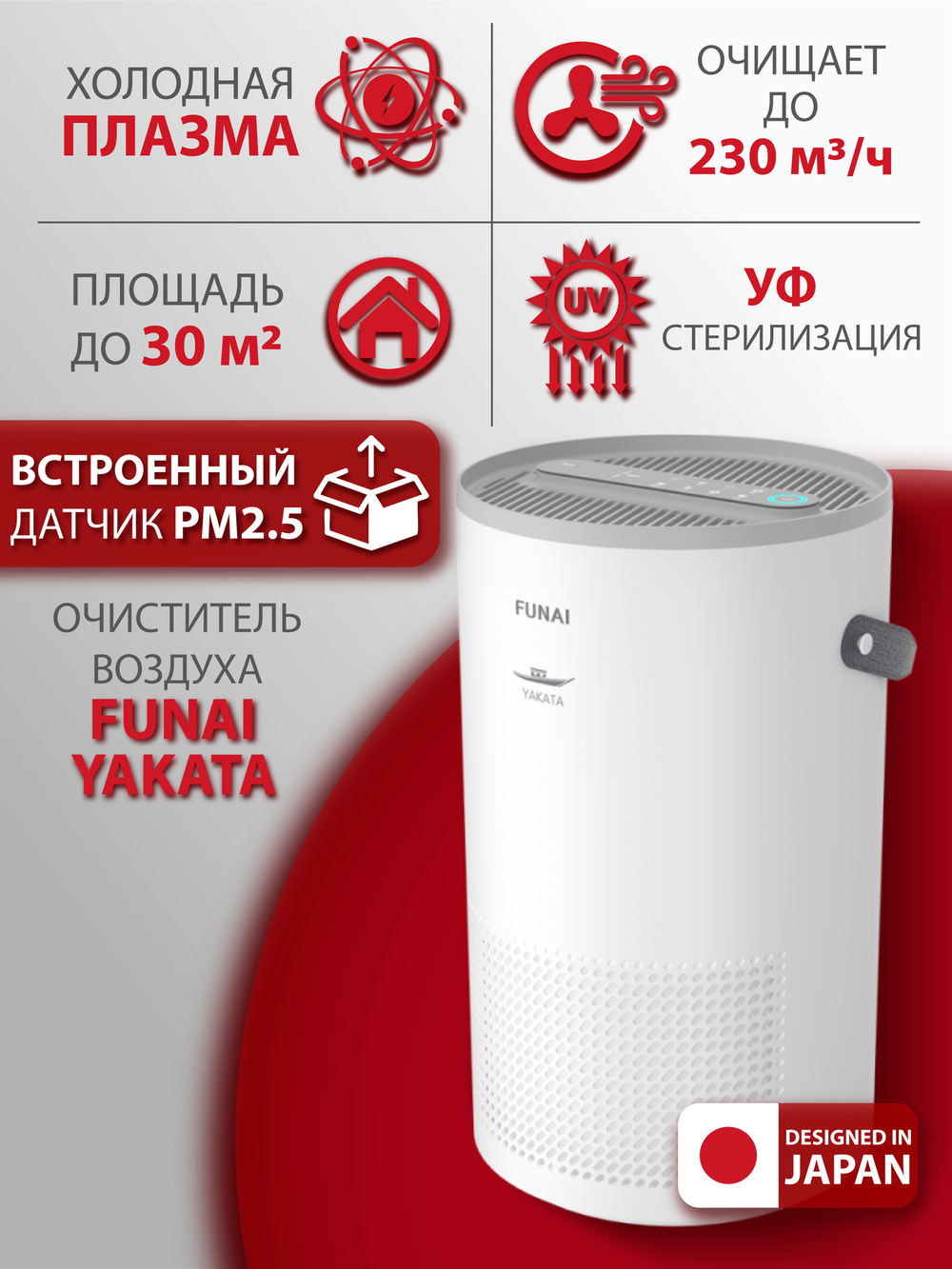 Очиститель воздуха Funai YAKATA HAP-Y230S01E