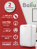 Приточный очиститель воздуха Ballu Oneair ASP-80