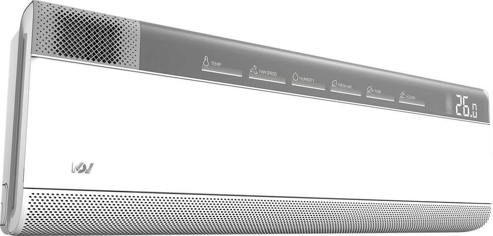 Инверторная сплит-система бризер MDV NOVA 3-IN-1 MDSAH-12HRFN8/MDOAH-12HFN8