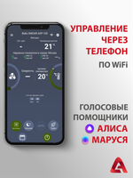 Приточный очиститель воздуха Ballu Oneair ASP-100W