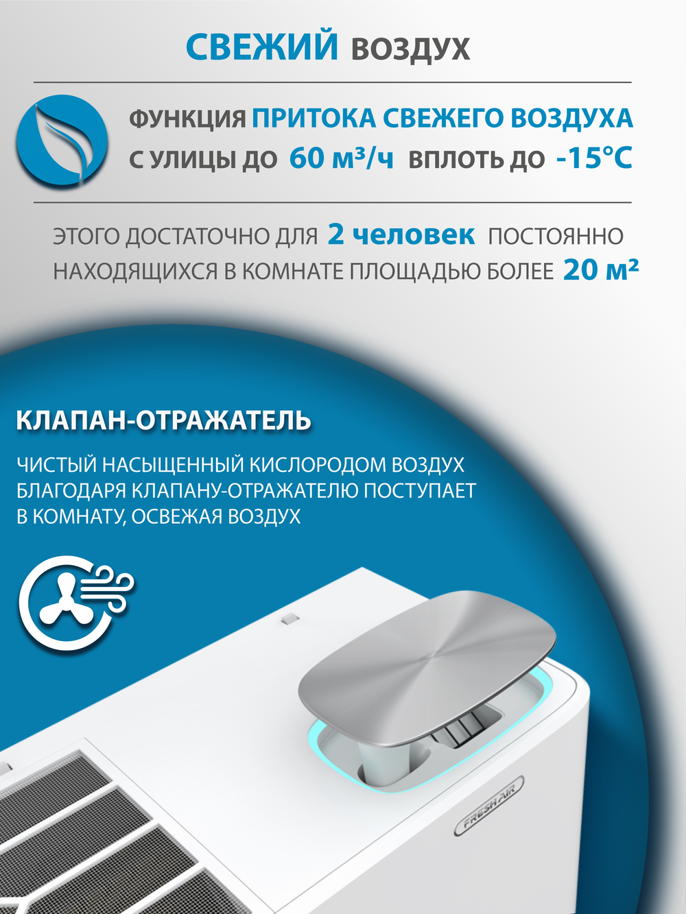Инверторная сплит-система бризер Royal Clima ROYAL FRESH STANDARD Full DC EU Inverter RCI-RFS28HN