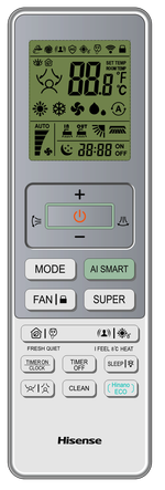 Инверторная сплит-система Hisense VISION PRO SUPERIOR DC Inverter AS-13UW4RXVQH01